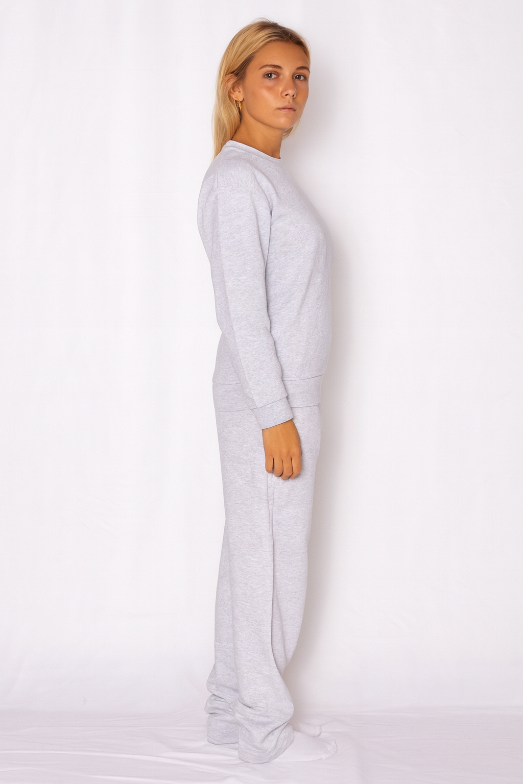 Sweat set with crewneck grey